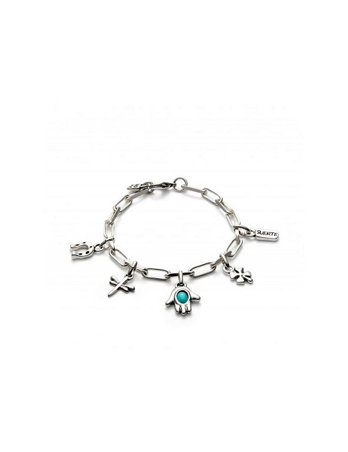 Pulsera Cadena Fina 2 Charm Libelula