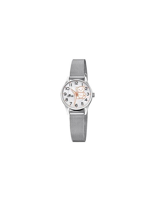 Reloj Niña Osito Cadena Malla