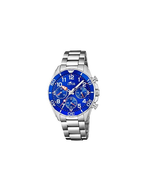 Reloj Cadete Acero Esf Azul Crono