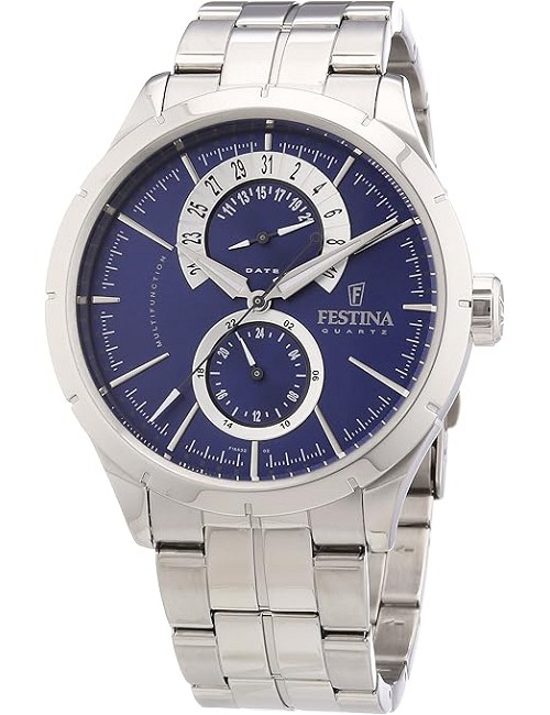 Festina Cab. Multfun. Ace. Esf. Azul.