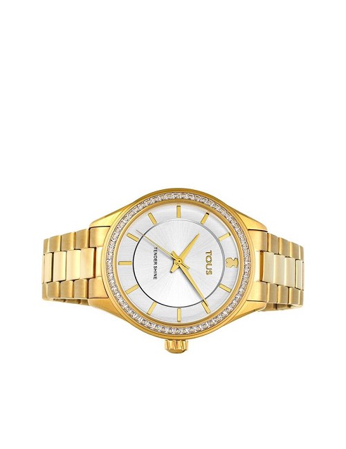 Reloj Tous Tender Shine Ipg Esf Plata Piedra Blanca