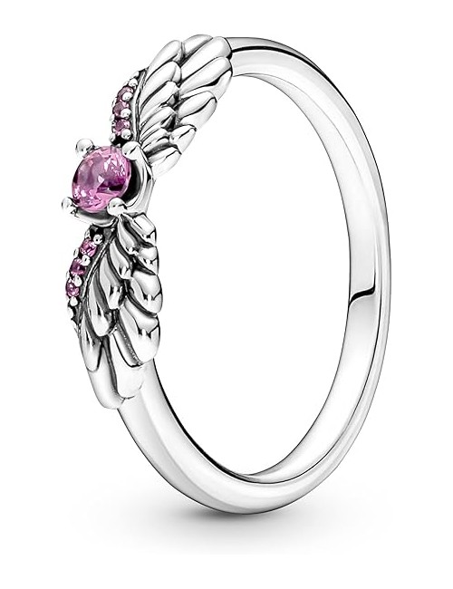 Angel Wing Sterling Silver Ring With Phl