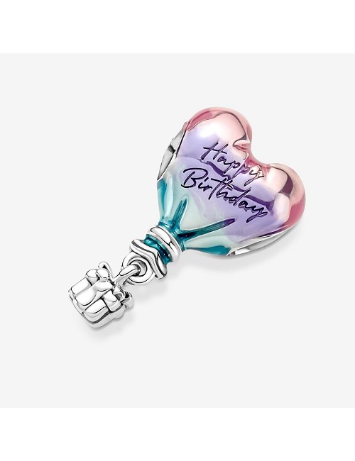 Happy Birthday Balloon Sterling Silver
