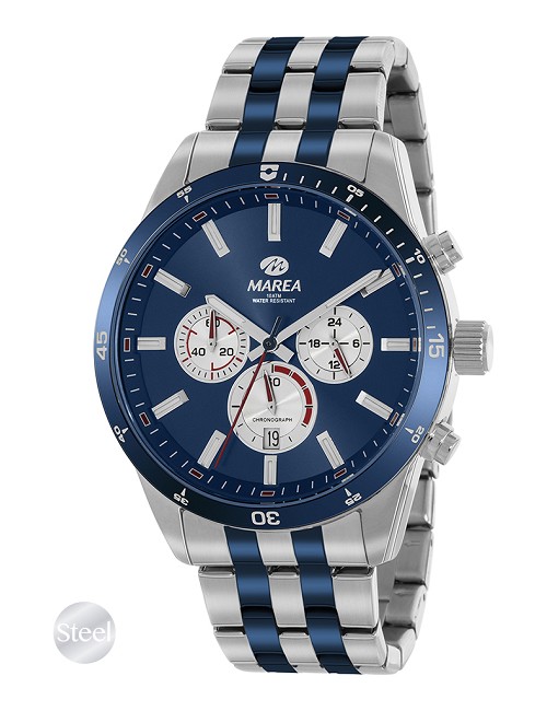 Reloj Marea Caballero Steel Cronografo