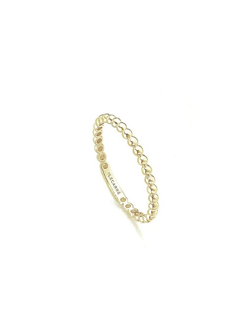 Anillo Oro Amarillo con Bolitas