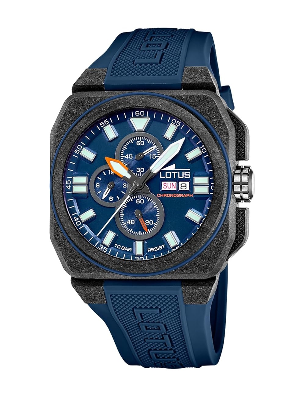 Lotus Cab. Crono Cor. Esf. Azul.