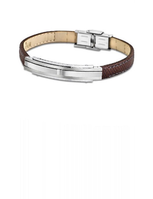 Puls Lotus Cuero Marron/Placa Acero