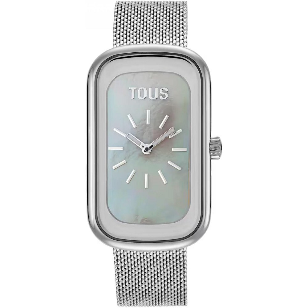 Reloj Analógico con Esfera de Nácar y Brazalete de Acero T-Band Club