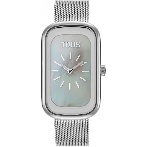 Reloj Analógico con Esfera de Nácar y Brazalete de Acero T-Band Club