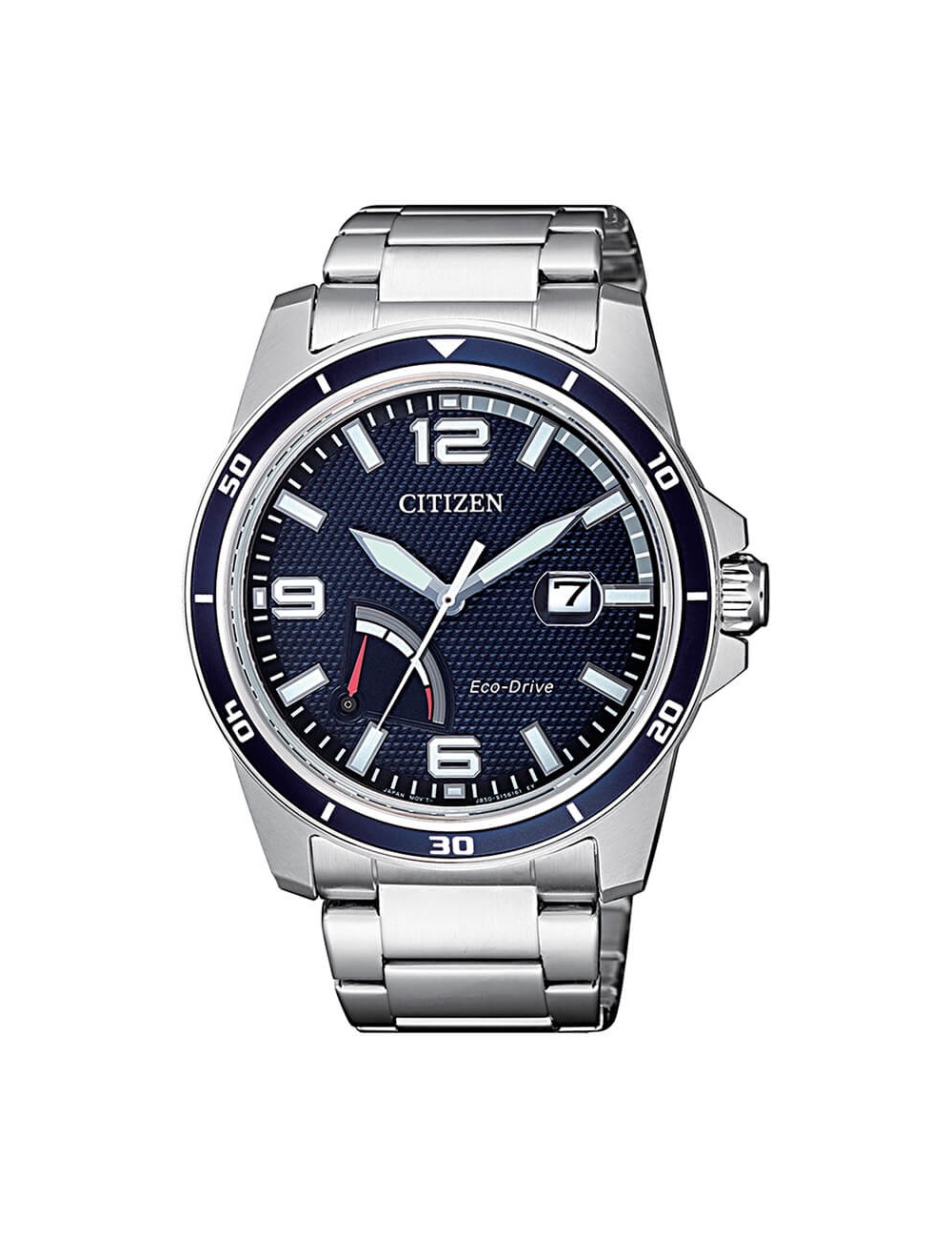 Citizen Eco-Drive Esf/Azul Cad Acero
