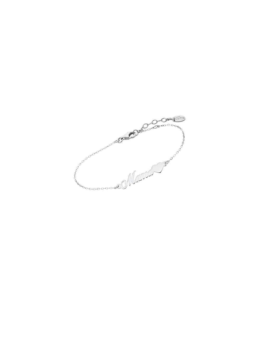 PULSERA CORAZÓN MAMÁ LOTUS SILVER MOTHER'S LOVE LP3234-2/1