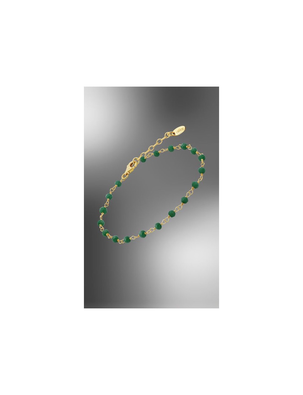 Lotus Silver Pulsera Sra. Bolitas. Verd. Do