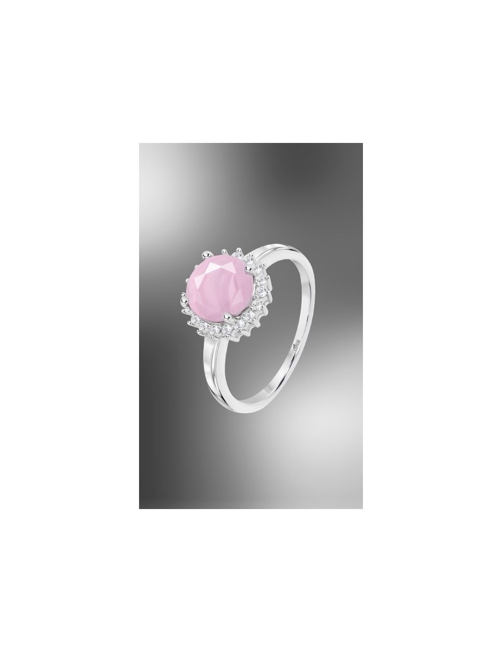 Lotus Silver Anillo Sra Plata Roseton Rosa