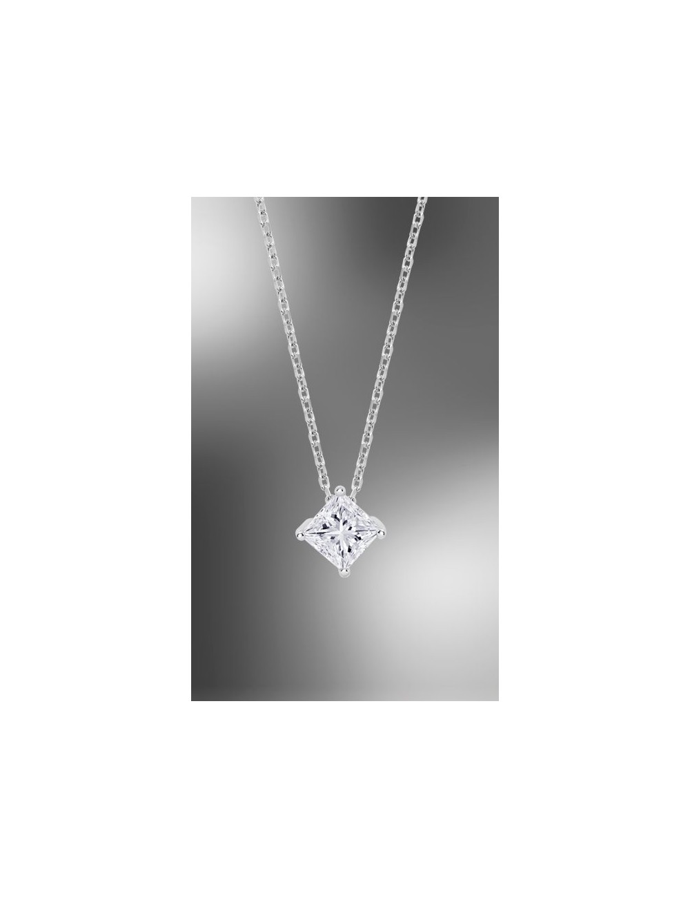 Lotus Silver Collar Circonita
