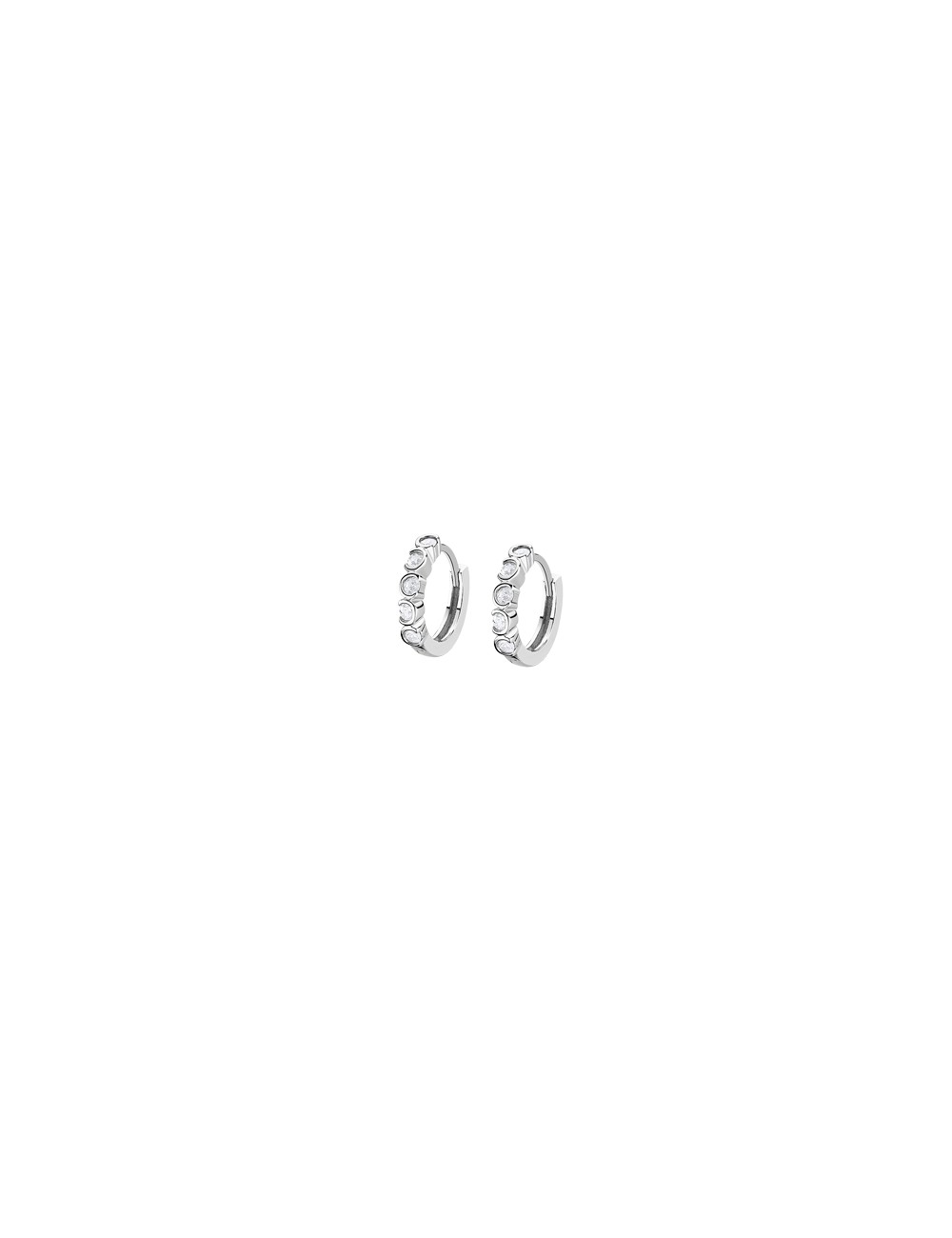 Lotus Silver Pendiente Sra Aros Circonit