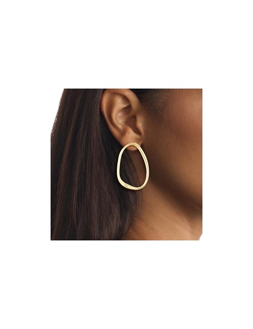Pendientes Chapado Aro Oval