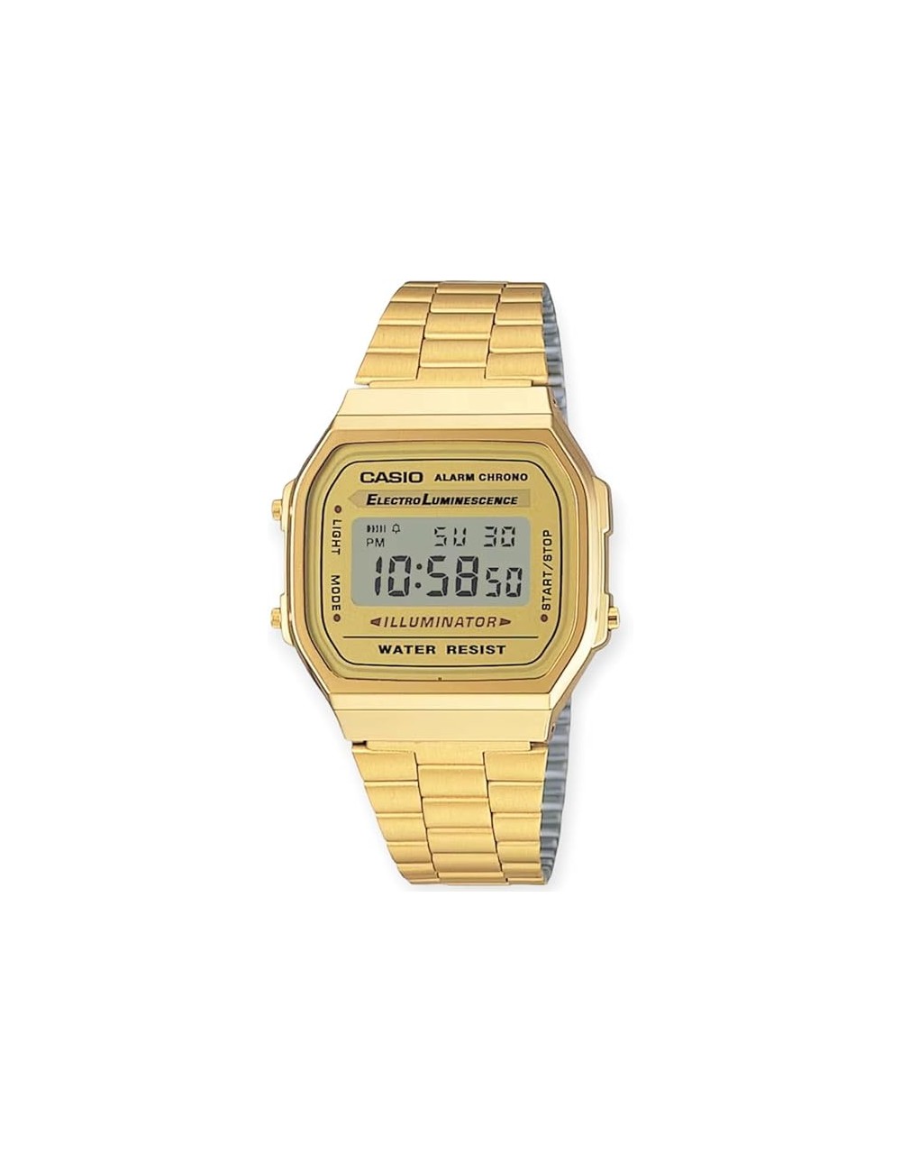 Casio Cab Digital Acero Chapado Oro