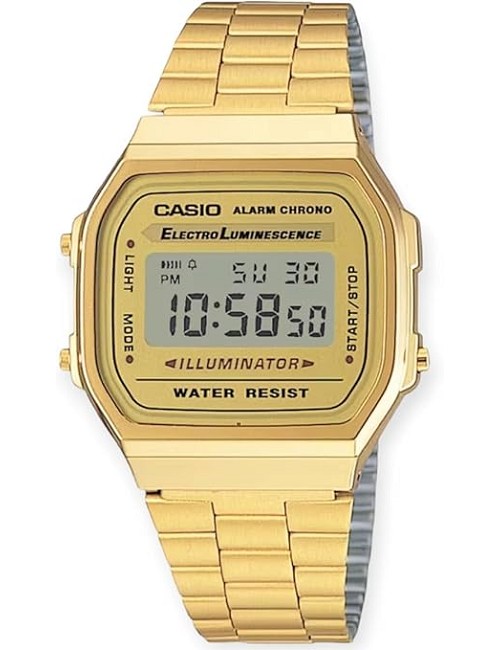 Casio Cab Digital Acero Chapado Oro
