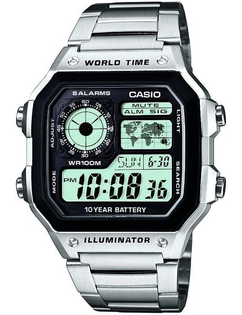 Reloj Casio Collection Ae-1200Whd-1Avef World Time