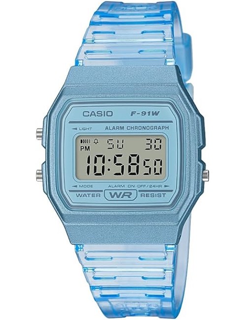 Reloj Casio Collection F-91Ws-2Ef de Resina Azul