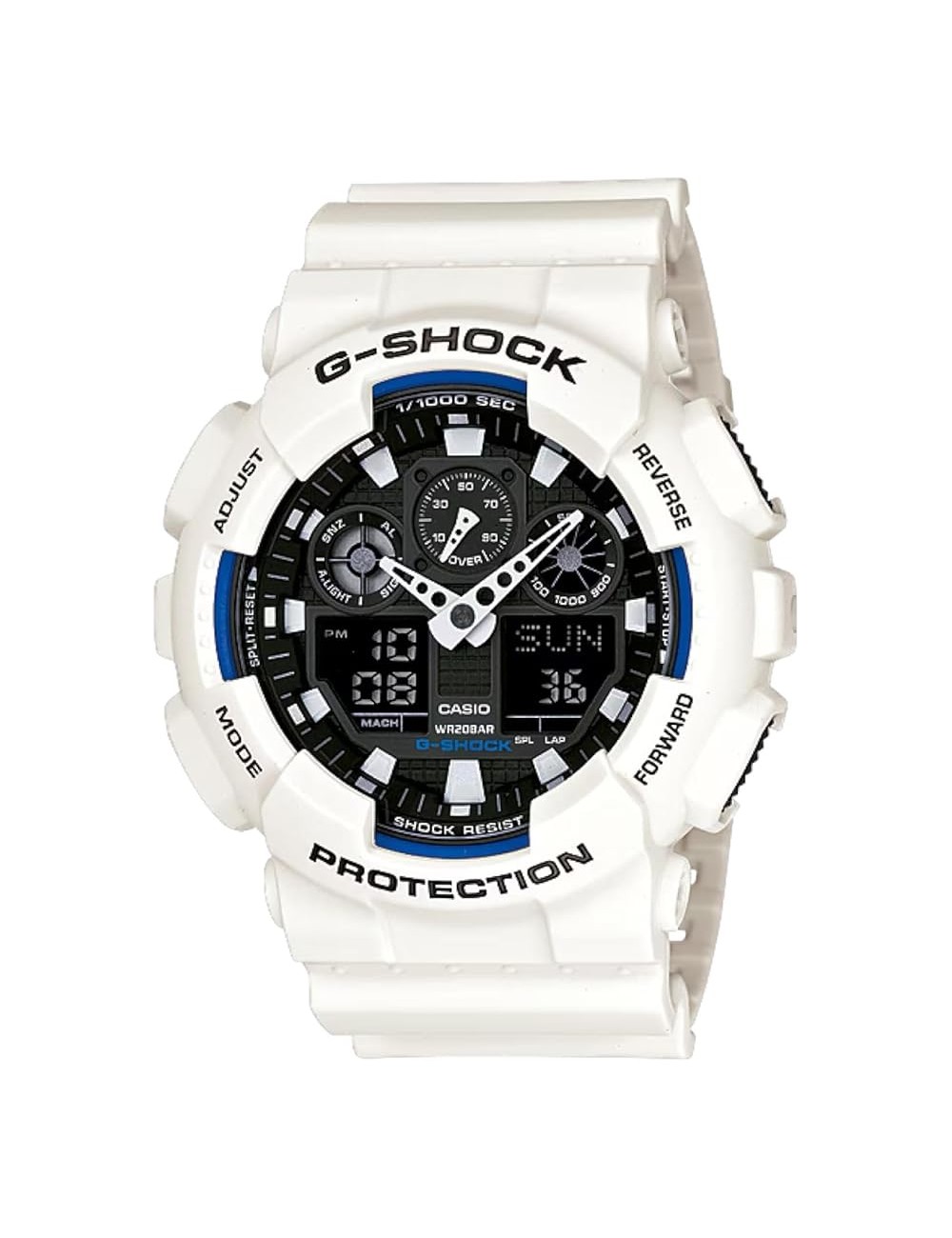 Reloj Caucho Bco G-Shock Esf Digital