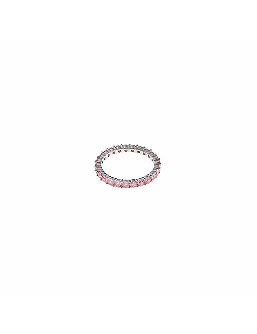 Sortija Plata Rodio Circonitas Rosas