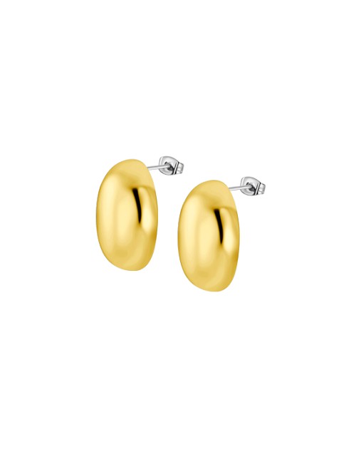Lotus Style Pendiente Sra Ovalado Dorado