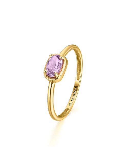 Anillo Oa Amatista Oval
