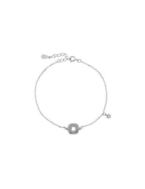 Pulsera Cuadrado Circonitas