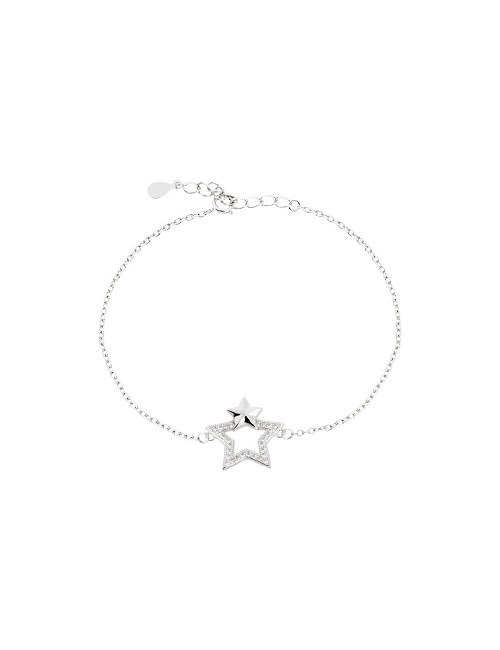Pulsera Plata Estrellas