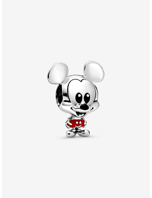 Charm Mickie con Esmalte Rojo