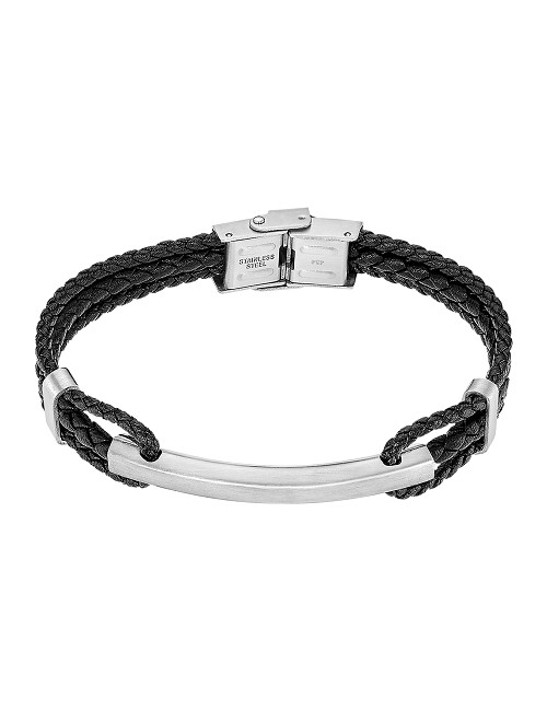 Pulsera Lotus Style Men In Black Ls2387-2/2 Acero Inoxidable 316L, Hombre