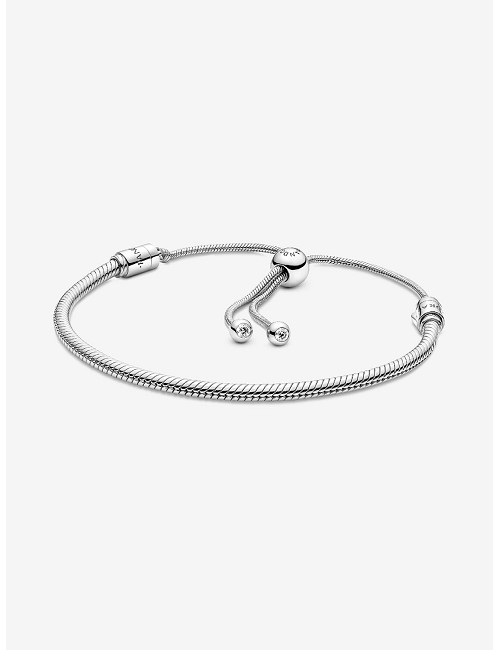 Pulsera de Cadena de Serpiente con Cierre Deslizante