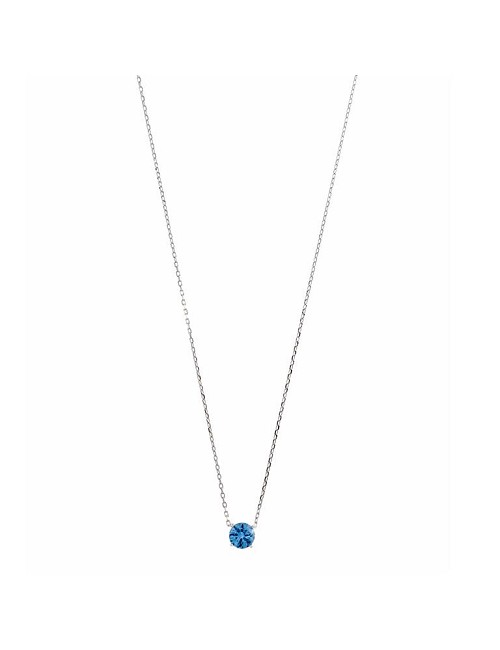 Gargantilla Plata con Piedra Azul