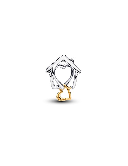 Home Sterling Silver And 14K Gold-Plated Charm