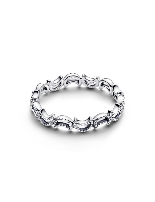 Moon Sterling Silver Ring