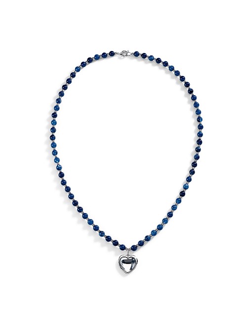 Collar Largo Be Azulcon Corazon