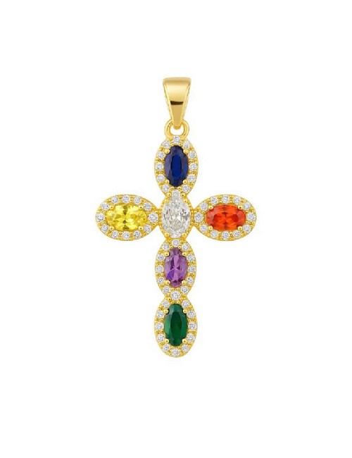 Colgante Plata Chapada con cadena