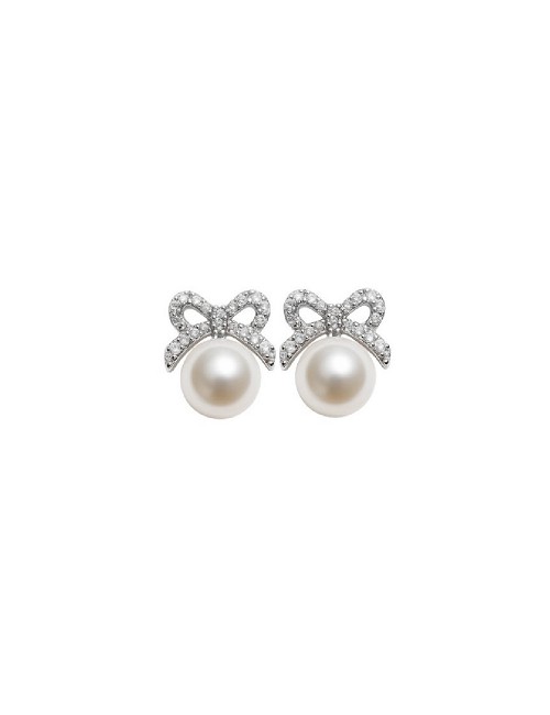 Pendiente Plata Rodiada