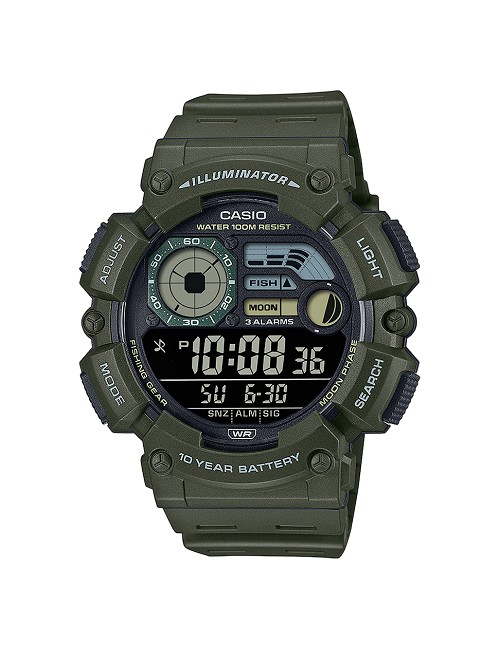 Reloj Casio Digital Caucho Verde