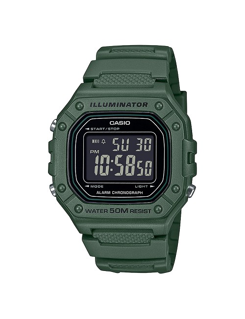 Reloj Casio Verde W-218H-3Bvef