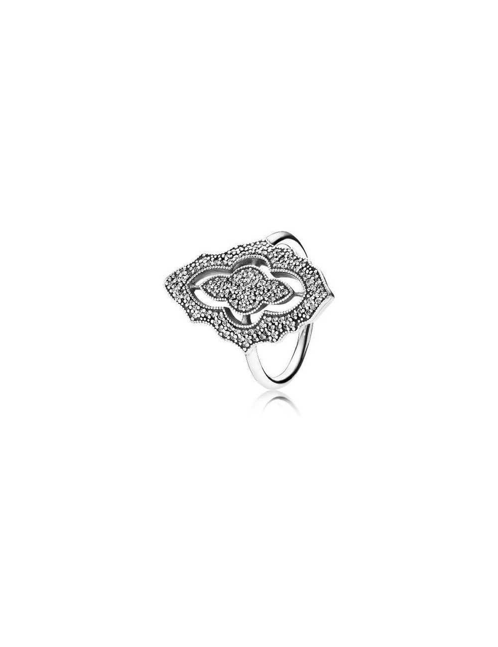 Anillo Plata Pave Circon T-54