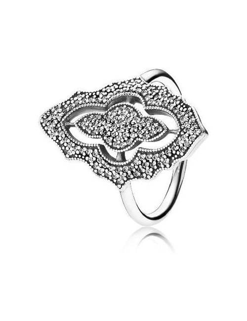 Anillo Plata Pave Circon T-52