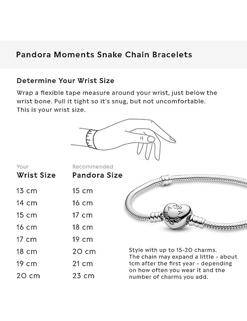 Pulsera Plata Cierre Corazon 17Cm