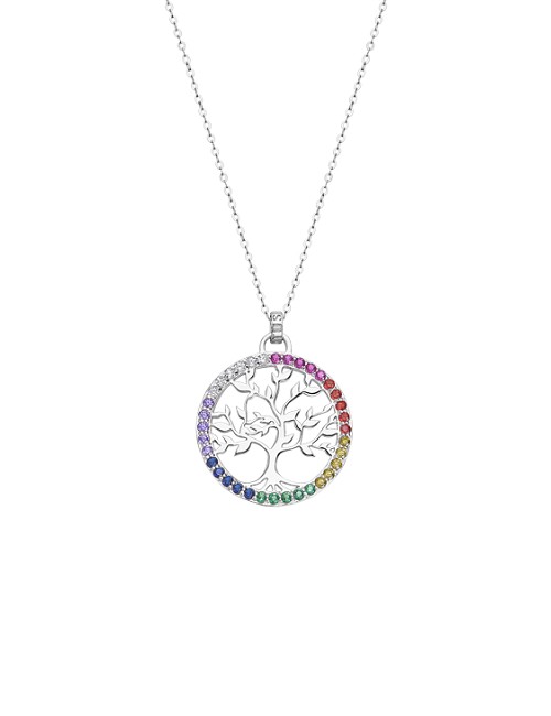 Gargantilla Plata Arbol de La Vida Multi
