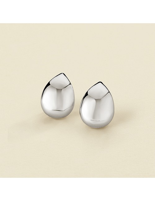 Pendientes Gotas Laton Rodio