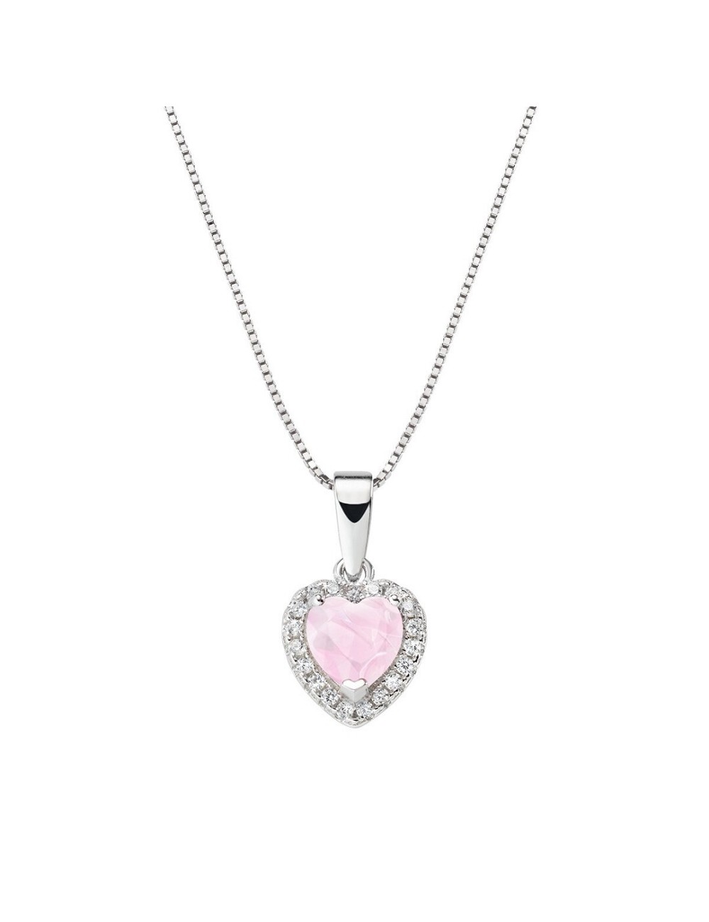 Gargantilla Corazon Rosa