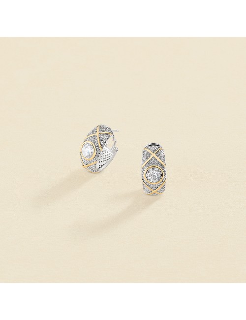 Pendientes Circonita Omega
