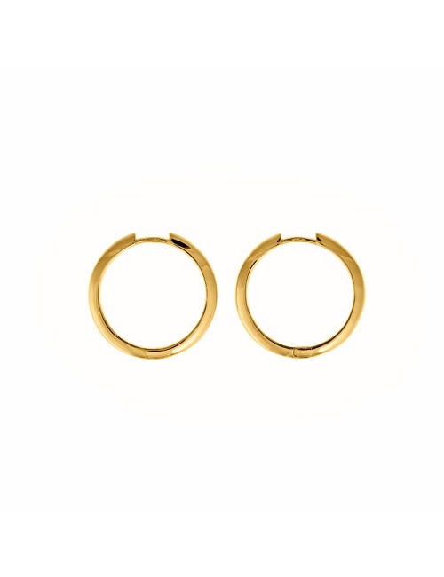 Pendientes Plata Chapa. Aro Plano