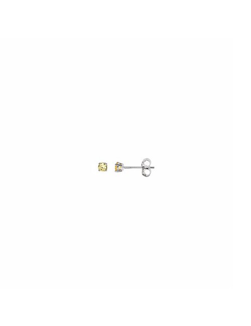 Pendientes Plata Rodio Punto de Luz
